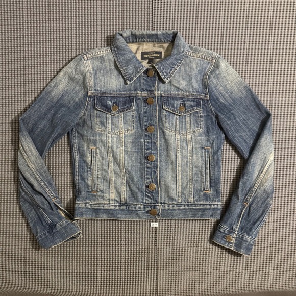 J.Crew Jackets & Blazers - J.Crew Indigo Denim Trucker Jacket Blue Faded Wash Size XS